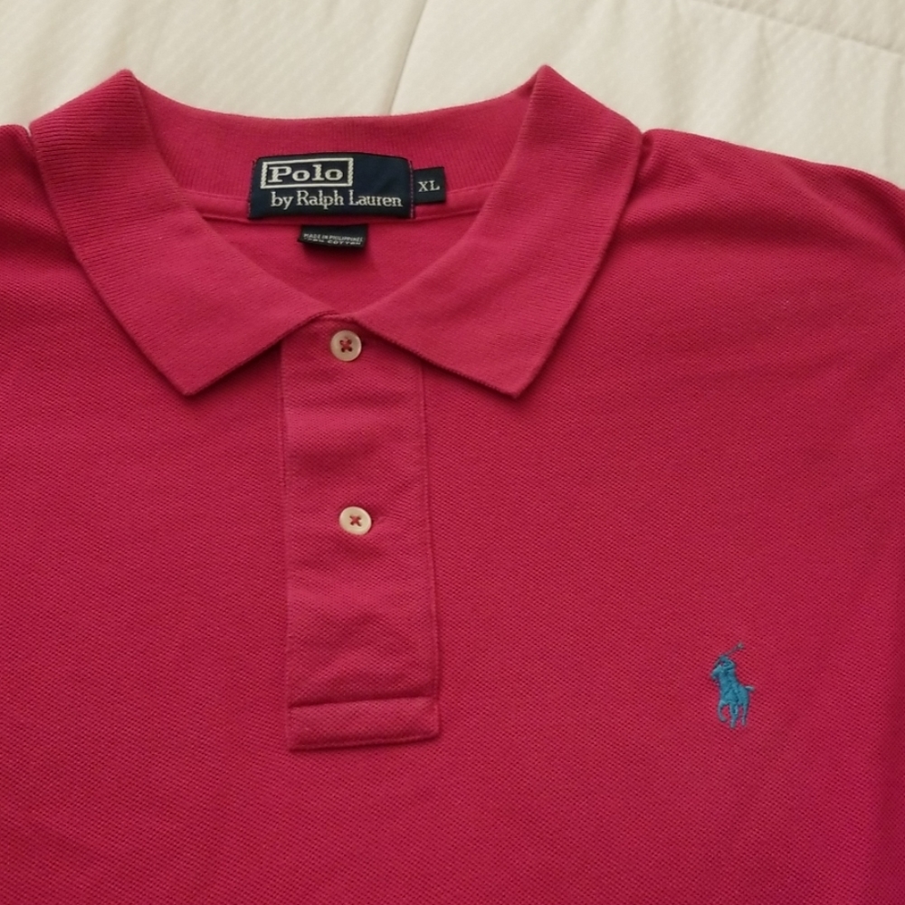 Used Mens Ralph Lauren Polo Shirt Purple